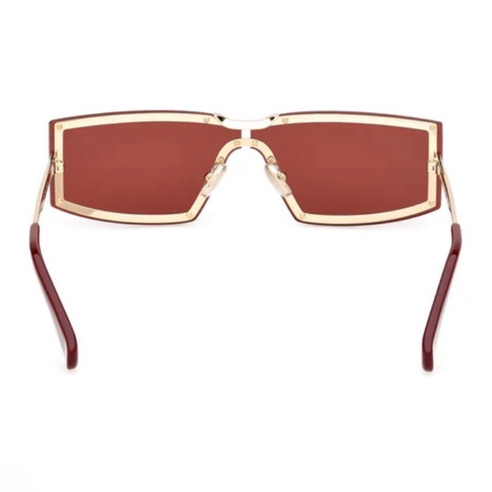 Max Mara Chic Brown Sunglasses rectangular framel… - image 3